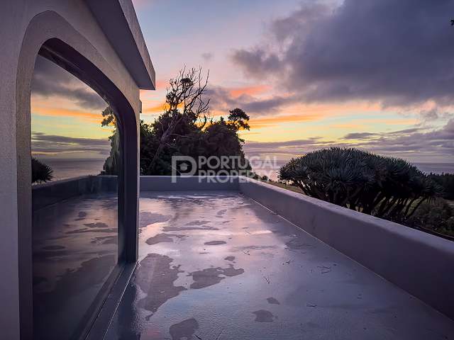 Extenso jardim paradisíaco na ilha das Flores