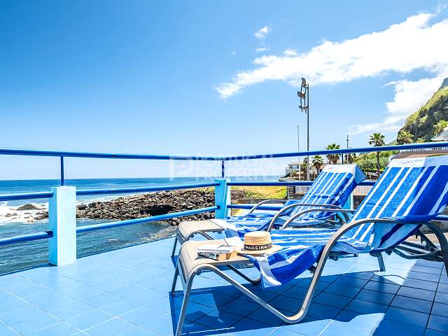 Maison de 3 chambres en bord de mer à São Vicente avec accès direct à l’océan