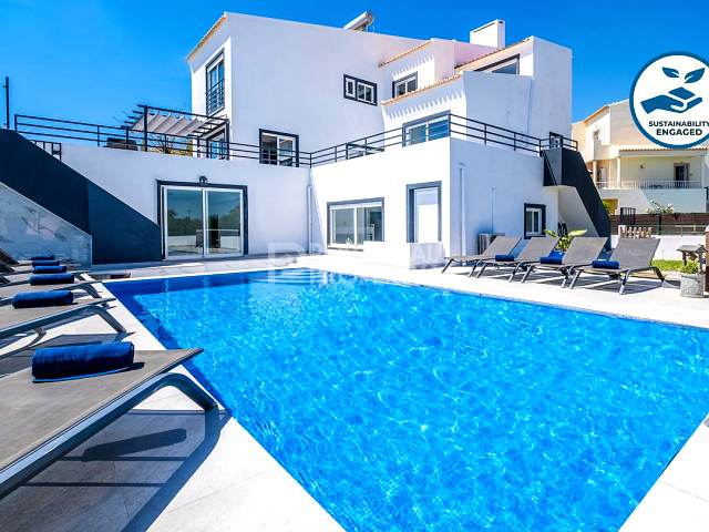 Superbe villa de 5+2 chambres avec vue sur la mer à Pêra près d’Alcantarilha