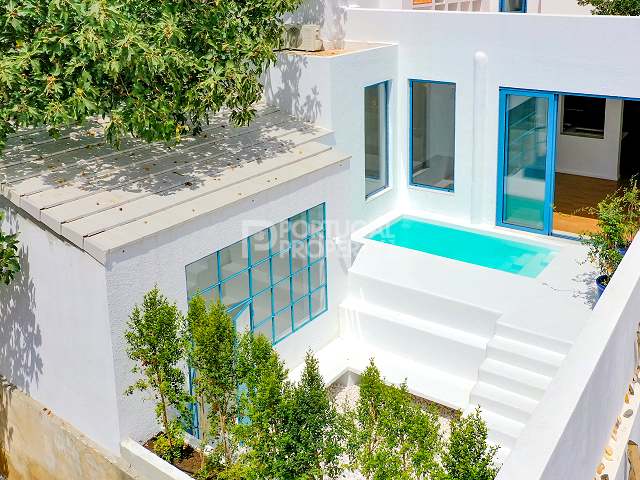 Charmante restaurierte Villa im Herzen von Estoi, Faro - ein Stück Santorini an der Algarve